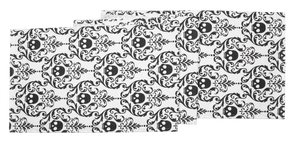 Skull Brocade Table Runner