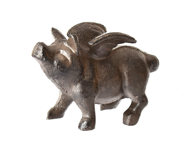 Flying Pig Figurine