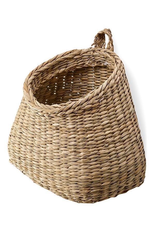 Seagrass Woven Hanging Basket