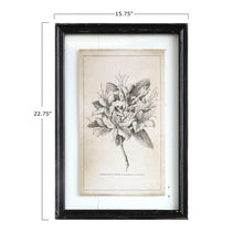 Load image into Gallery viewer, Neutral Black &amp; White Floral Frames *in store pickup only