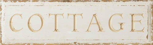 White Rustic Cottage Sign *in store pickup only