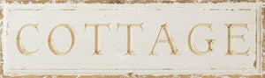 White Rustic Cottage Sign *in store pickup only