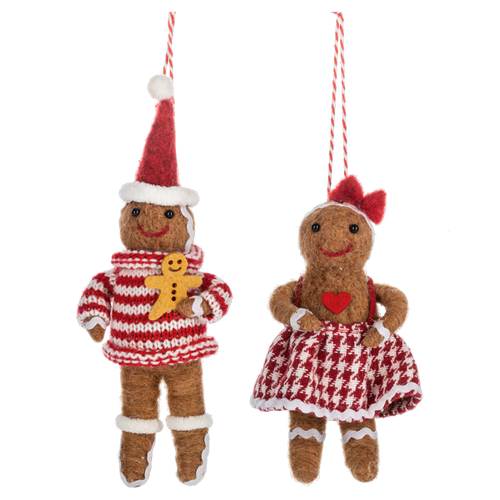 Felt Gingerbread Ornament