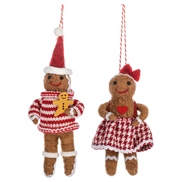 Felt Gingerbread Ornament