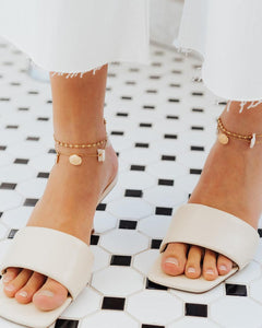 Gold Shelly Anklet