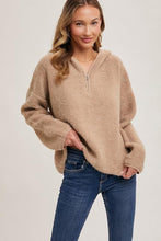 Load image into Gallery viewer, Amber Half-Zip Knit Pullover