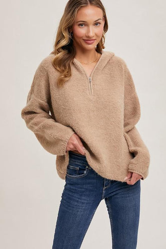 Amber Half-Zip Knit Pullover