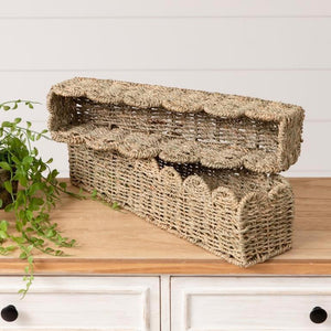 Scalloped Edge Baskets