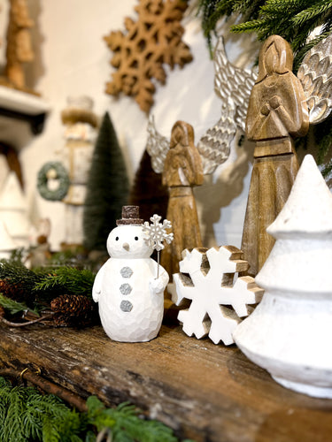 Enamel White Snowflake