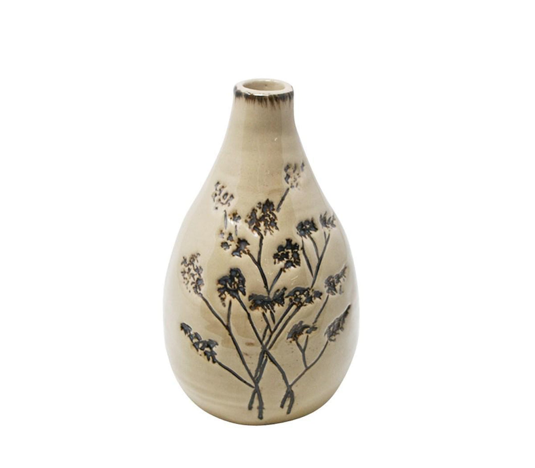 Brown Statice Vase