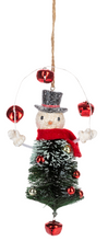 Load image into Gallery viewer, Whimsical Snowman Holiday Ornaments