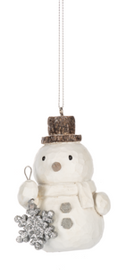 Winter Snowman Ornament