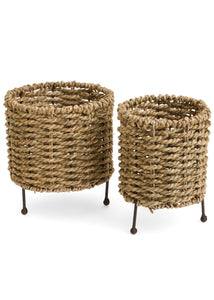 Woven Grass Planter