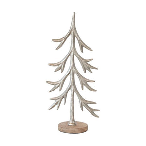Cast Aluminum Tree on Wood Base