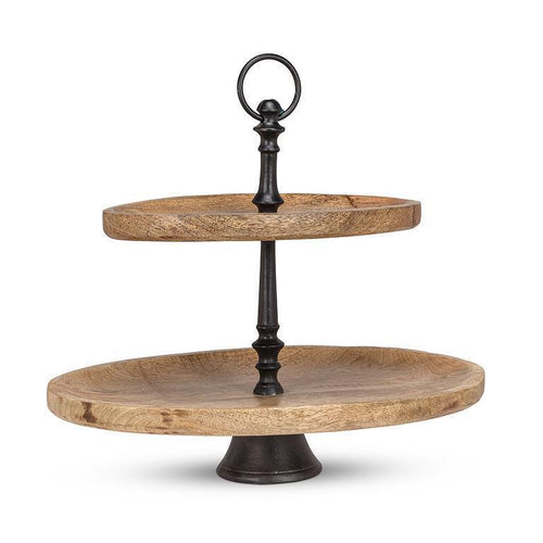 Oval Tiered Plate