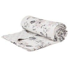 Load image into Gallery viewer, Justina Ivory Quilt + Shams with Flowers
