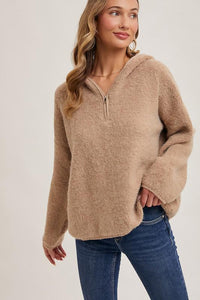 Amber Half-Zip Knit Pullover