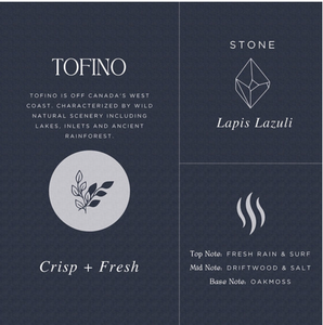 Tofino | Sea Salt + Cypress + Jasmine + Driftwood
