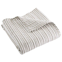 Load image into Gallery viewer, Taupe Topago Quilted Throw