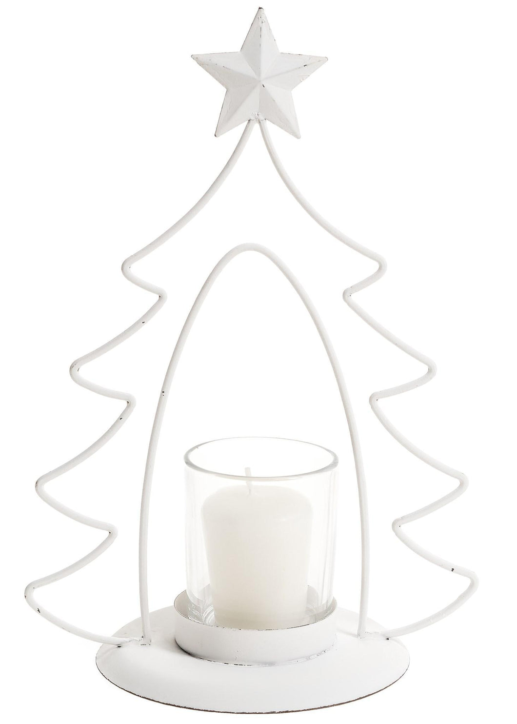 White Tree T-Light Holder