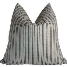 Load image into Gallery viewer, Brown Stripe Pillow Cover