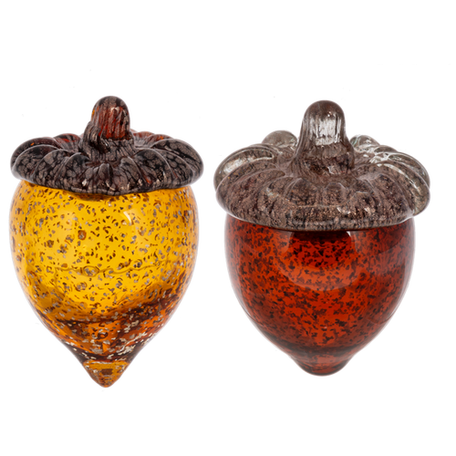 Glass Acorns