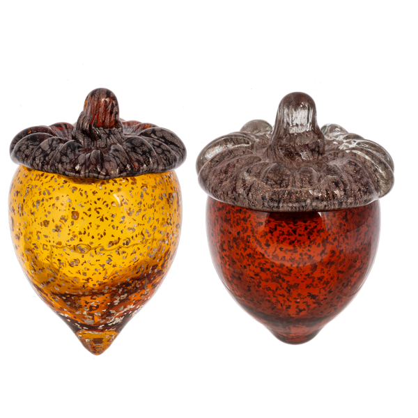 Glass Acorns
