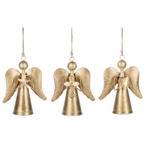 Large Gold Angel Ornaments