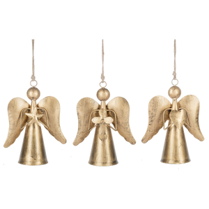 Large Gold Angel Ornaments