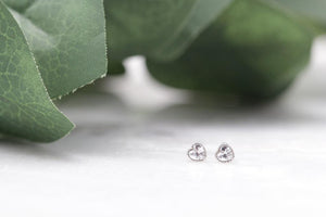 Teenie Heart Studs