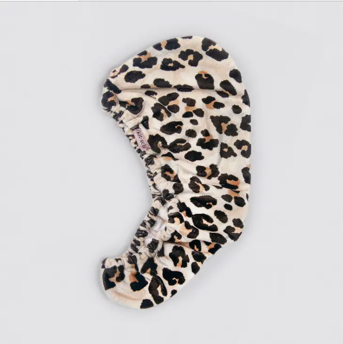 Leopard Quick Dry Hair Towel