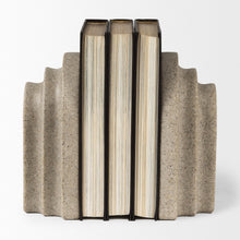 Load image into Gallery viewer, Empire Sandstone Resin Arc Book Ends