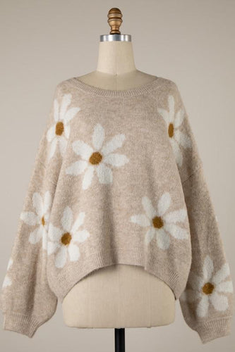 Daisy Flower Sweater