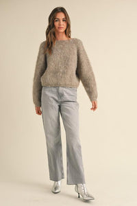 Cappuccino Rowan Twist Sweater