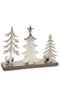 Silver Tree Tea-Light Holder