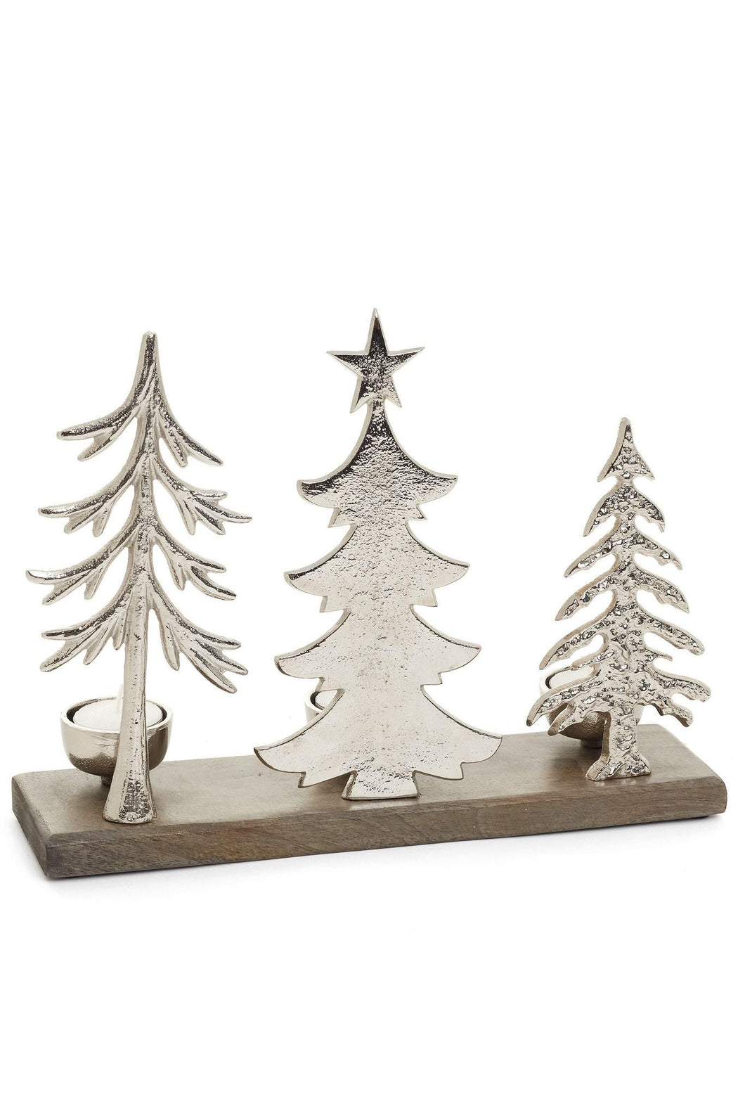 Silver Tree Tea-Light Holder