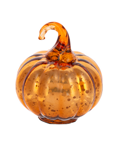 Antique Mercury Glass Pumpkin