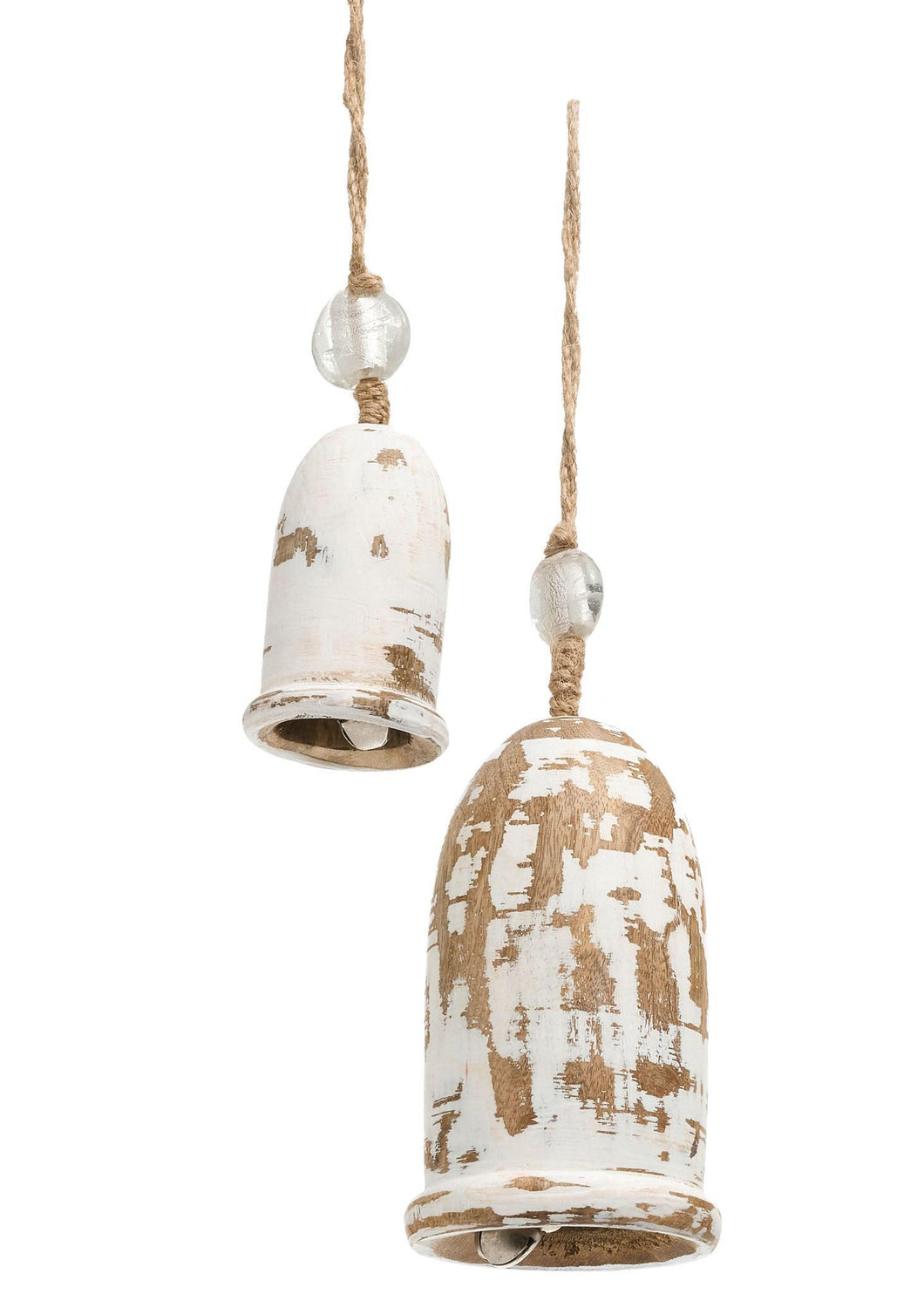 Whitewash Bell Ornaments