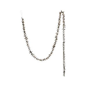Champagne Boxwood Glitter Garland