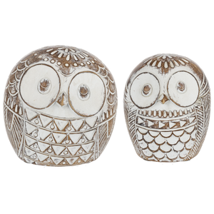 Carved Owl Figurine