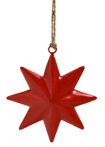 Red Enamel Star Ornament