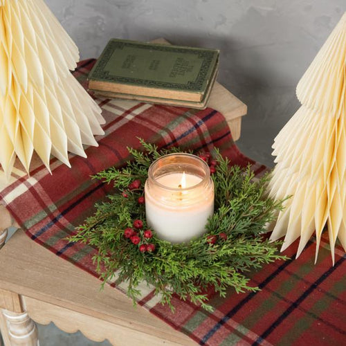 Soft Cedar & Berry Candle Ring