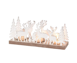White Deer Candlescape