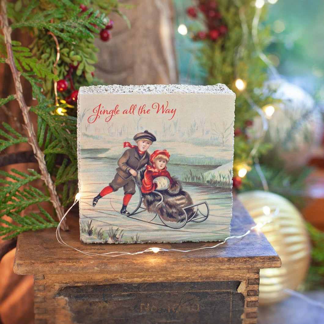 Jingle All the Way Art Block