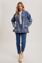 Load image into Gallery viewer, Asher Blue Denim Jacket