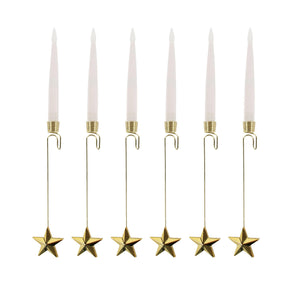 Hanging Star LED Taper Candles