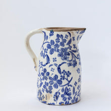 Load image into Gallery viewer, Blue Flowers Pitcher