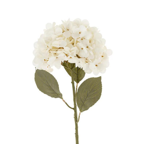 White Hydrangea Floral Stem