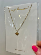 Load image into Gallery viewer, Mama Heart Charm Paperclip Necklace