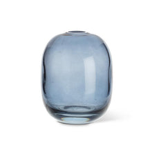 Load image into Gallery viewer, Medium Dark Blue Barrel Vase